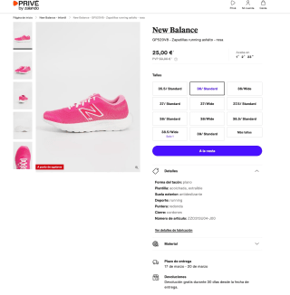 Zapatillas New Balance GP520V8 running asfalto por solo 25€