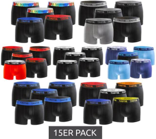15-pack TASTIQ heren boxershorts - voor €30,50 bij Outlet46