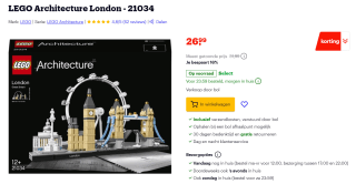 LEGO Architecture Londen Skyline Collectie voor €26,99 bij Bol