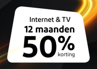 50% korting op een alles in een abonnement bij Ziggo tijdens Black Friday