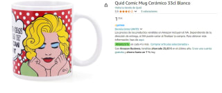 Taza Quid Comic Mug Cerámico 33cl por 1.72€