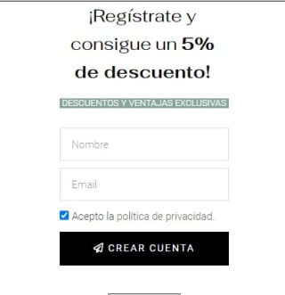 -5% dto para tu primera compra en Laplantisserie