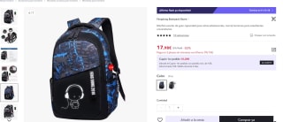 Mochila escolar feng dong 2018 por 17,96€ (10,78€ nuevos usuarios)