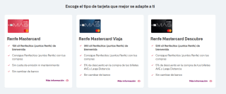 Hasta 150€ para viajar en tren por cogerte Tarjetas Renfe Mastercard
