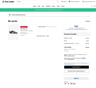 Zapatillas Nike Dunk Low por solo 76€