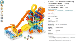 VTech Marble Rush Racing Set M200E knikkerbaan voor €22,39 bij Amazon