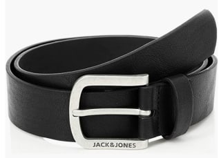 Jack & Jones zwarte herenriem bij Amazon.nl