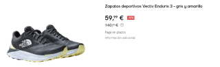 Zapatillas The North Face Vectiv Enduris 3 para Mujer por 59.99€