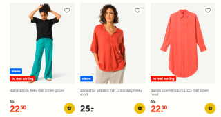 20% korting op alles bij de Hema