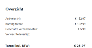 3+1 gratis op een 2-delige lingerieset bij EasyToys