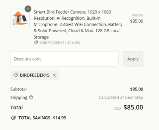 Annke Smart vogel voeder huisje met camera 128 GB opslag voor €78,16 bij Annke