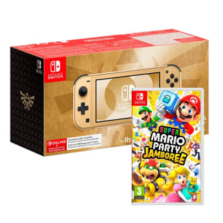 Nintendo Switch Lite 32GB Hyrule con Super Mario Party Jamboree por 229€