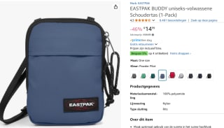 Eastpak BUDDY - Wash bag voor €14,99 via Amazon