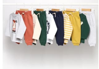 Pack 5 conjuntos de camiseta y pantalón de felpa pra Peques por 17.99€