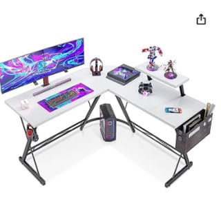 Escritorio para Juegos en Forma de L de 127 x 127cm por 67.99€