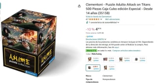 Puzzle Attack on Titans edición especial 500 piezas ㅤmarca Clementoni por 4,80€