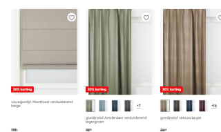 Raamdecoratie op maat met 30% korting bij HEMA