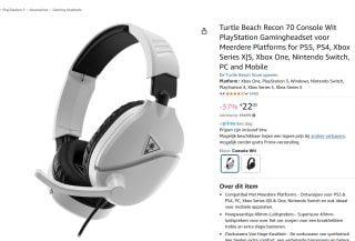 TURTLE BEACH Recon 70P Gamingheadset voor €22 bij Amazon