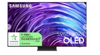 TV 55" Samsung TQ55S95D - QD-OLED, 4K Ultra HD, Sans Reflet, à 1.590,05€