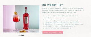 Probeer een Fles Fluere Aperetief gratis na cashback