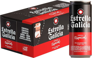 20 latas Estrella Galicia Especial Cerveza Lager Especial 33 cl por 9,91€