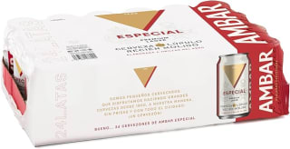 48 latas Cerveza Ambar Especial 33 cl por 18,10€