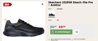 Skechers Skech-Lite Pro schoenen maat 42 voor €49 bij vandervoortschoenen