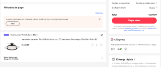 Philips Ventilador de Techo Bliss con luz LED 28W, motor DC (35W) por 109,59€