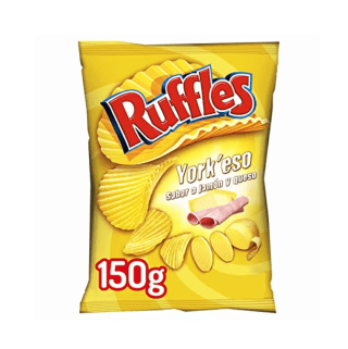 Patatas Ruffles Yorkeso Fritas Onduladas Queso 150g por 1,70€