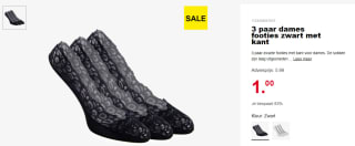 Tot 85% korting in de sale van Scapino