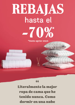 Rebajas y liquidación hasta 70% dto
