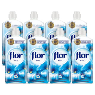 8 Unidades de FLOR suavizante concentrado azul botella 78 lv por 15.4€