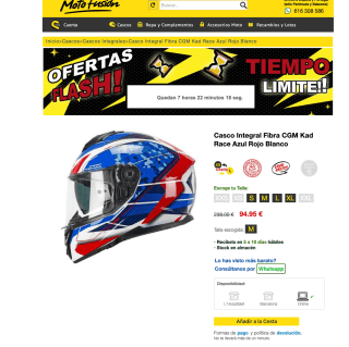 Casco de moto CGM KAD fibra 22.06 por solo 94,95€