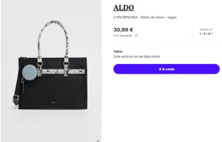 Bolso de mano ALDO CAROBRENNA por 30.99€