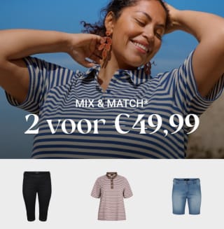 2 voor €49,99 op zomer musthaves bij Zizzi