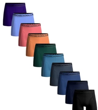 10x Muchachomalo U-Solid Boxershort voor €59,95 bij iBood