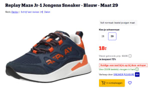 Replay Maze Jr-1 Jongens Sneakers voor €18 bij Bol