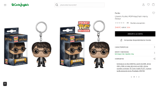 Llavero Funko Pop Harry Potter por 3,48€