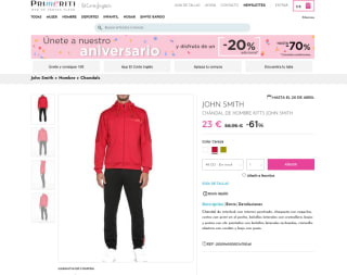 Chándal John Smith Kitts John Smith Hombre por 23€