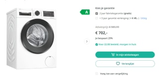 Bosch WGG244A2FG - Serie 6 - Wasmachine voor €02 bij Art and Craft