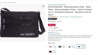 Recopilación Bolso Bandolera Mujer Don algodón por 21,31€