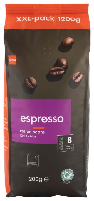 Hema Espresso koffiebonen 3 kg voor €25