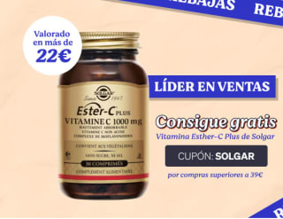 regalo por compras de 39€ de Solgar Ester-C plus