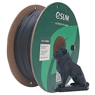 1 Kg eSUN Matt black PLA Filament 1.75mm voor €16,79 bij Amazon