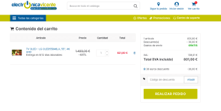 TV OLED 55" LG OLED55B46LA 4K UHD por 801€