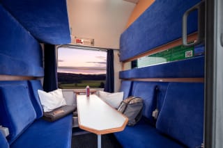 Sleepertrain (hele coupe) voor 120 euro Tussen Brussel-Amsterdam-Berlijn-Praag