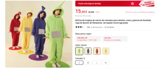 Disfraz/Pijama de Cosplay en varios colores por 15,86€