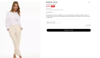 Pantalón carrot para Mujer por 8.99€