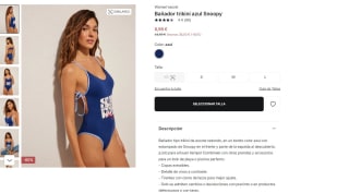Bañador trikini azul Snoopy por tan sólo 8,99€