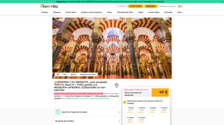 Paquete de Viaje a Córdoba con Hotel y Visita Mezquita por 47€